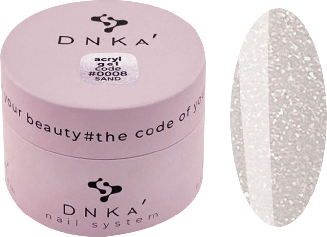 Аcryl Gel для ногтей DNKa, №0008 Sand 30 мл