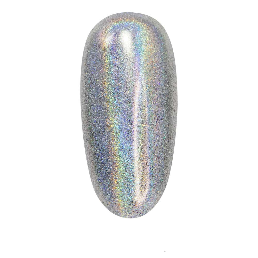Втирка для ногтей Holographic Silver Global Fashion  Фото 2 