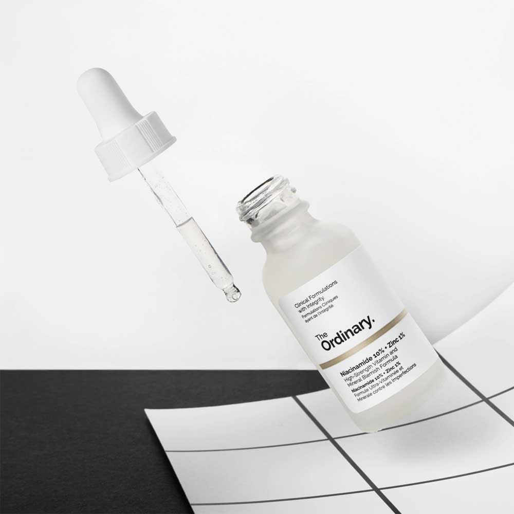 Сироватка з вітаміном В3 і цинком Niacinamide 10% + Zinc 1 % The Ordinary, 30 мл  Фото 5 