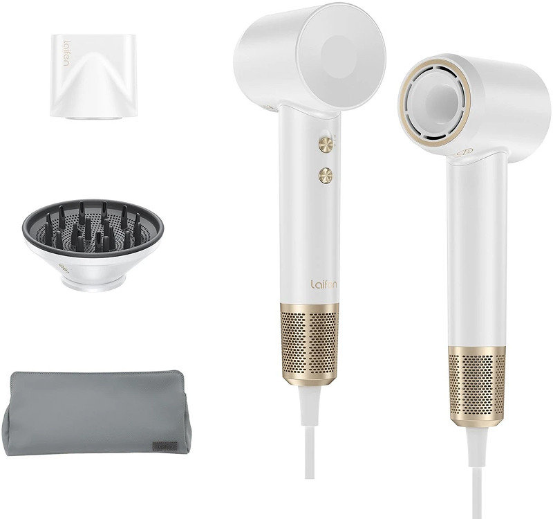 Фен для волосся з іонізацією Laifen Swift Premium Platinum White