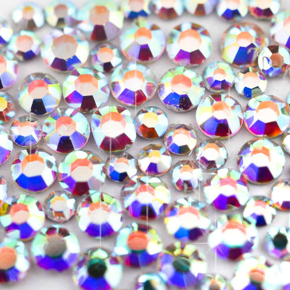Стрази Glass 04 Mix Clear AB SS4/SS8