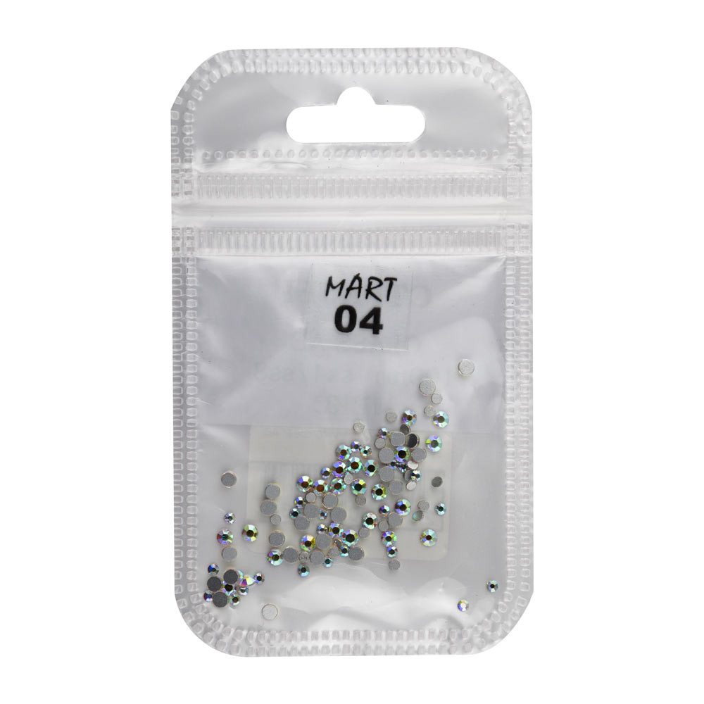 Стрази Glass 04 Mix Clear AB SS4/SS8 Фото 2