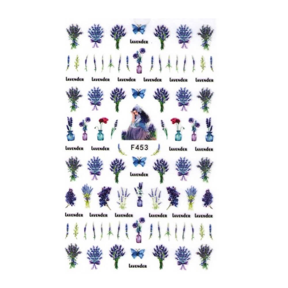 Наклейка для нігтів F453 Mart