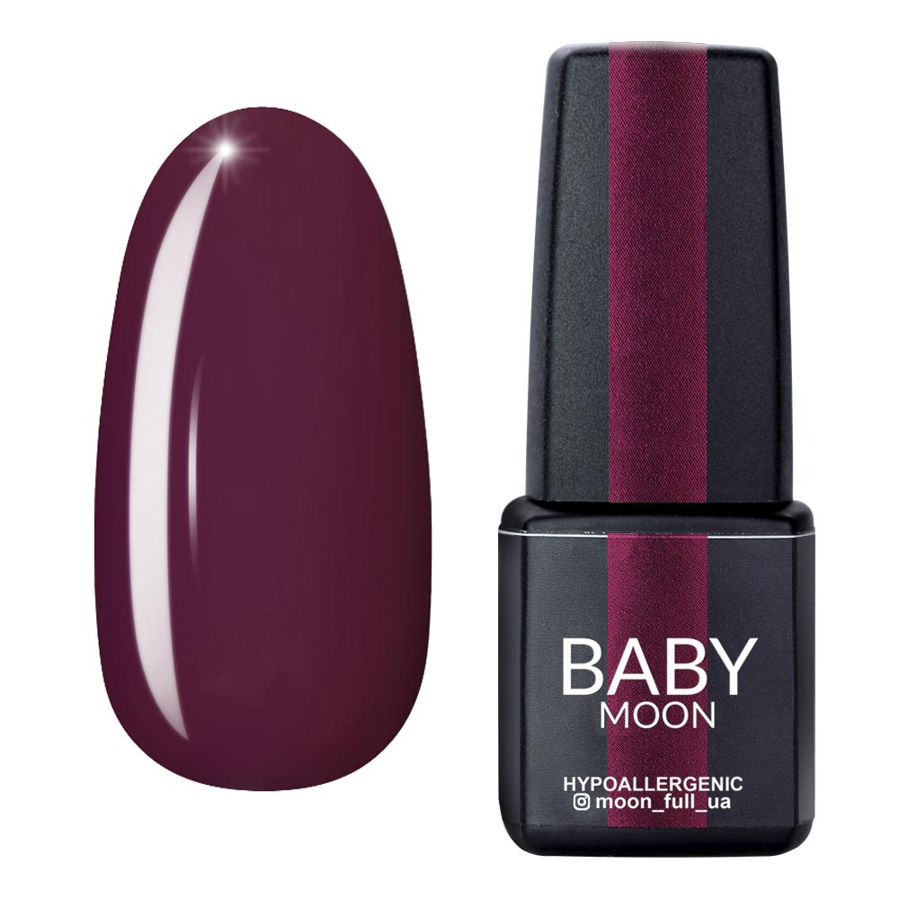 Гель-лак для нігтів Burgundy №04 Baby Moon, 6 мл