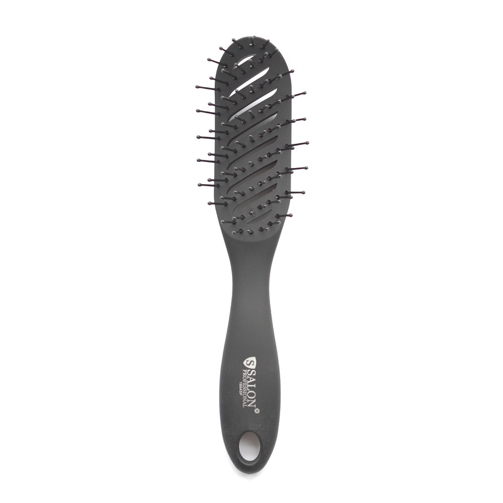 Гребінець-ложка матова сіра Salon Professional 