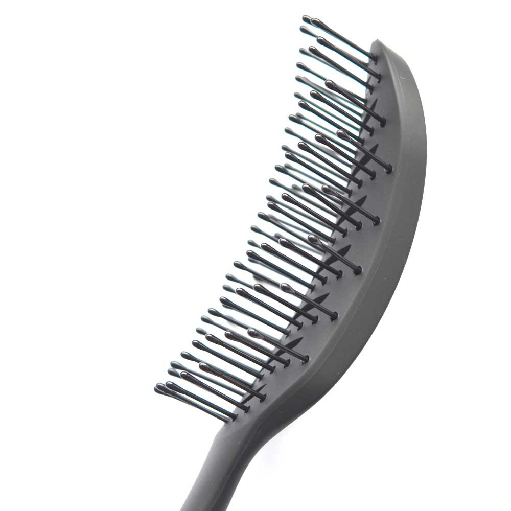 Гребінець-ложка матова сіра Salon Professional  Фото 2 