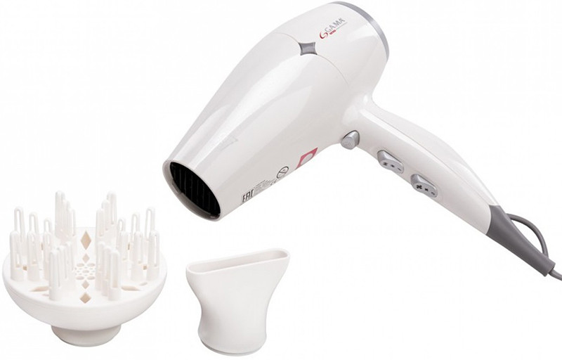 Фен для волос GA.MA Diamond Ceramic Lonic White,2300W GH0302 Фото 3