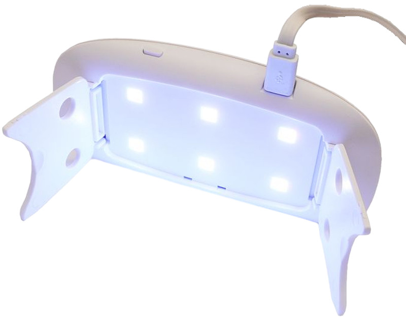 LED/UV-Лампа(гибридная) SUN-Mini (без дисплея) розово-белая 6 Вт  Фото 2 