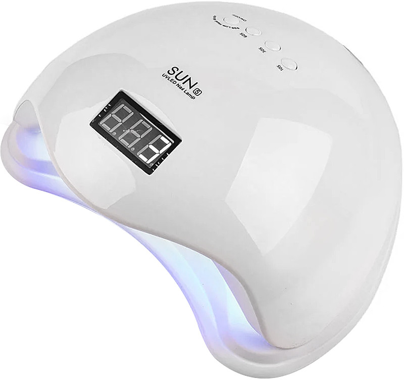 LED/UV Лампа SUN-5 гибридная (с дисплеем) WHITE 48 Вт 