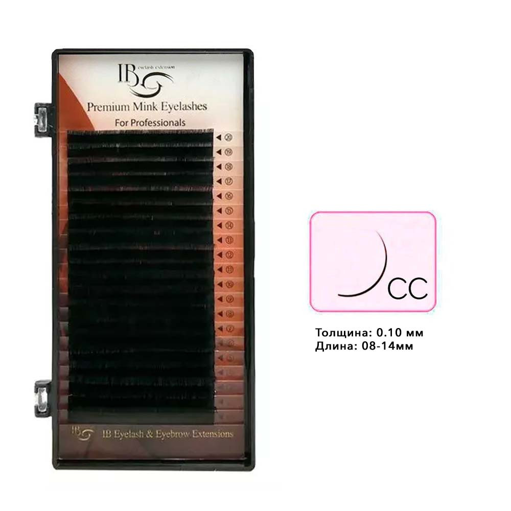 Ресницы изгиб СC 0.10 (20 рядов: 08-09-10-11-12-13-14 мм) I-Beauty на beauty-prof.com Фото 2 Ресницы изгиб СC 0.10 (20 рядов: 08-09-10-11-12-13-14 мм) I-Beauty Фото 2