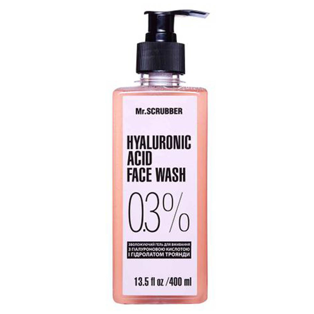 Гель для лица с гиалуроновой кислотой Hyaluronic Acid Face Wash Mr.Scrubber, 400 мл