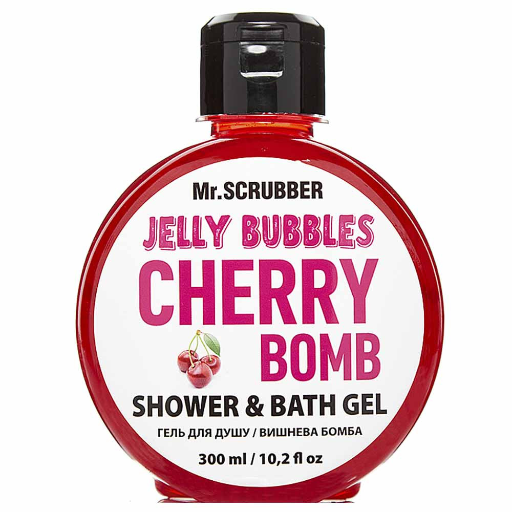 Гель для душу Jelly Bubbles Cherry Bomb Mr.Scrubber, 300 мл