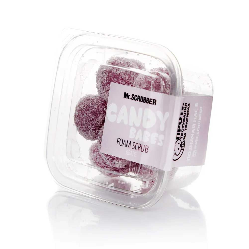 Скраб для тела Candy Scrub Grape Mr.SCRUBBER, 110 гр на beauty-prof.com Фото 2 Скраб для тела Candy Scrub Grape Mr.SCRUBBER, 110 гр Фото 2