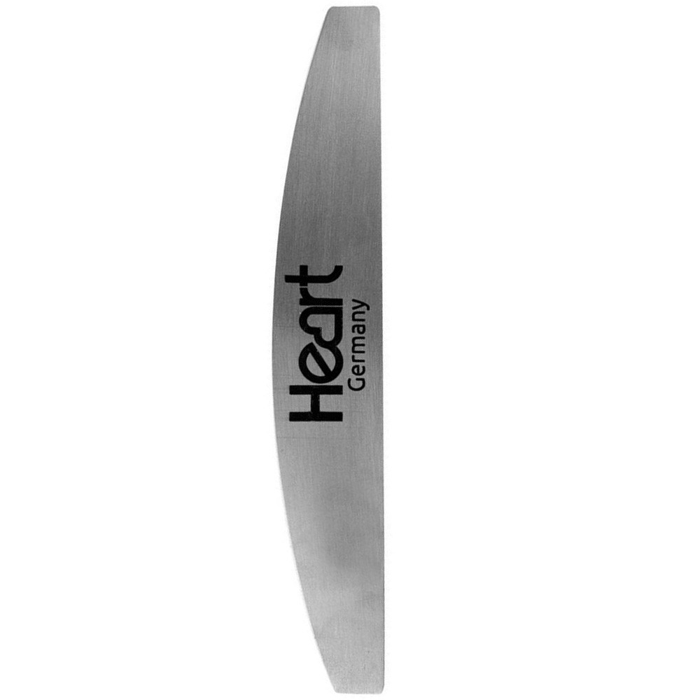 Пилка металлическая для ногтей основа полумесяц HEART Half Metal Steel*