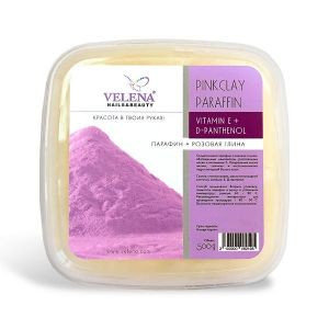 Парафин с розовой глиной 500 гр Velena*