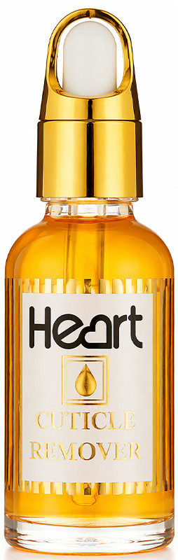Гель кислотный для удаления кутикул Cuticle Remover Heart, оранжевый 30 мл