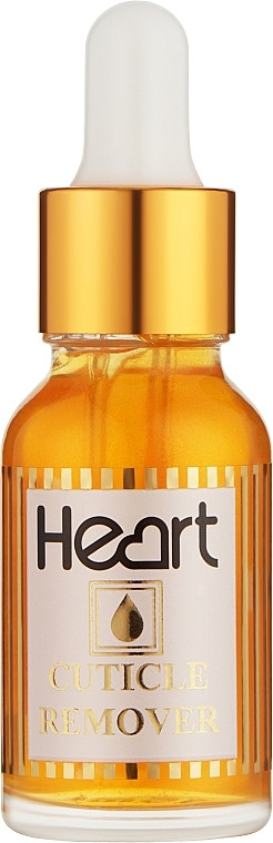 Гель кислотний для видалення кутикул Cuticle Remover Heart, помаранчевий 15 мл