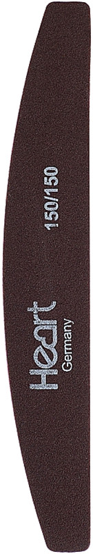 Пилка для ногтей Heart Brown Half, 150/150