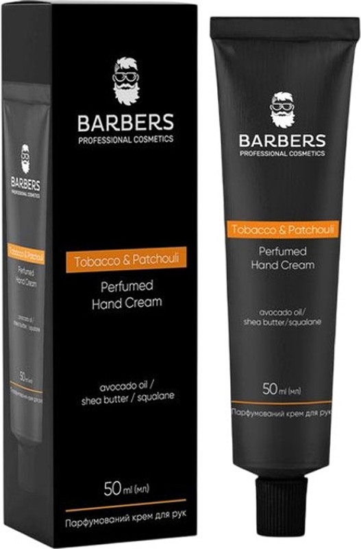 Парфюмированный крем для рук Tobacco & Patchouli Barbers, 50 мл