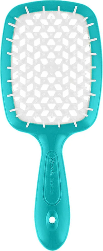 Щетка Superbrush бирюза с белым Janeke 