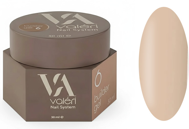 Гель для наращивания 06 Builder Gel VALERI, 30 мл