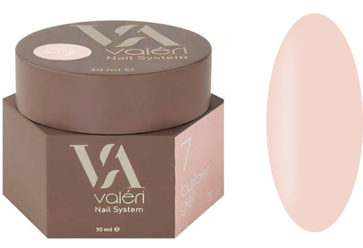 Гель для наращивания 07 Builder Gel VALERI, 30 мл