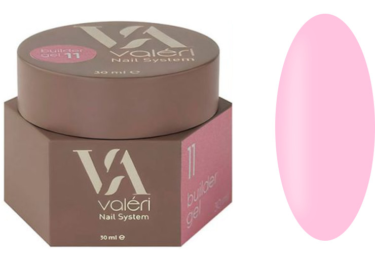 Гель для нарощування 11 Builder Gel VALERI, 30 мл