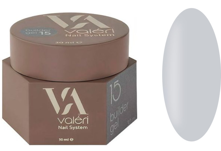 Гель для нарощування 15 Builder Gel VALERI, 30 мл