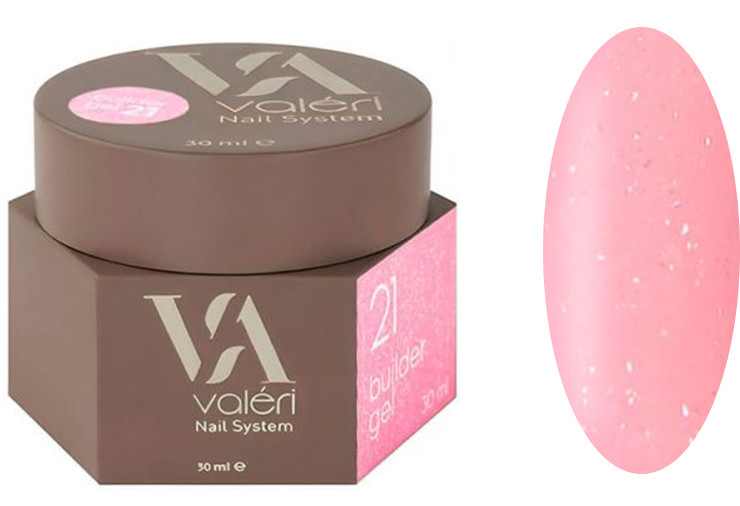 Гель для нарощування 21 Builder Gel VALERI, 30 мл