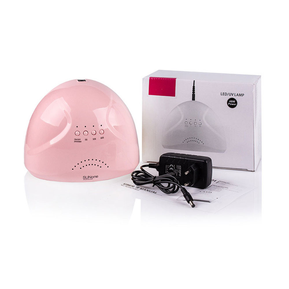 лампа для маникюра LED+UV Sun One Pastel Pink 48W Фото 3