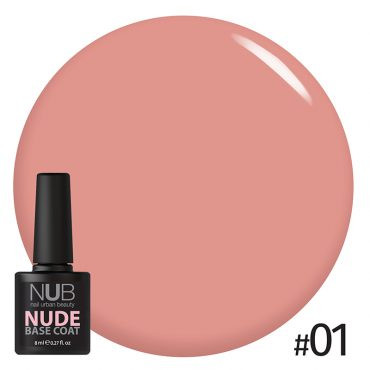Каучукова основа под гель-лак NUDE Base Coat NUB 8ml # 01