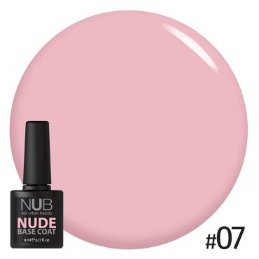 Каучукова основа под гель-лак NUDE Base Coat NUB 8ml # 07