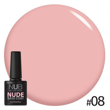 Каучукова основа под гель-лак NUDE Base Coat NUB 8ml # 08