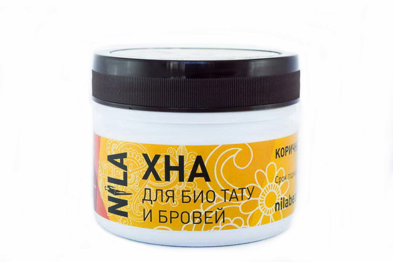Хна для биотату и бровей, коричневая 50 гр. Nila*