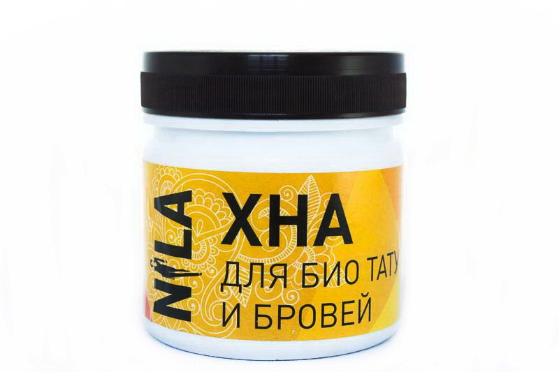 Хна для биотату и бровей, коричневая Nila, 100 гр