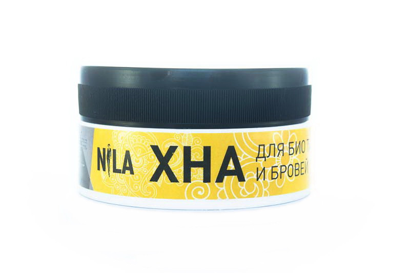Хна для биотату и бровей, черная 20 гр. Nila*