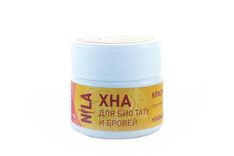 Хна для биотату и бровей, красная 10 гр. Nila*