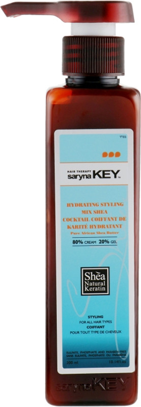 Микс Ши 80% крем 20% гель для кучерявых волос 300 мл Saryna Key