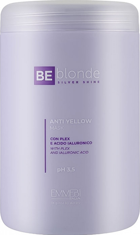Маска антижовта Be Blonde Silver Shine Anti Yellow mask, pH 3,5 Emmebi, 1000 мл