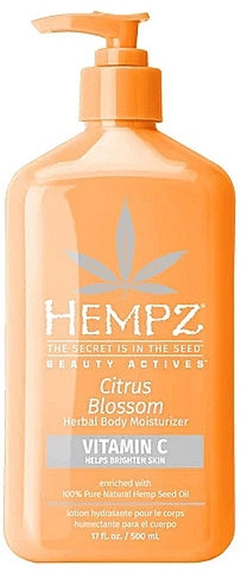 Молочко увлажняющее для тела "Цветы цитруса " HEMPZ Citrus Blossom Herbal Moisturizer, 500 мл