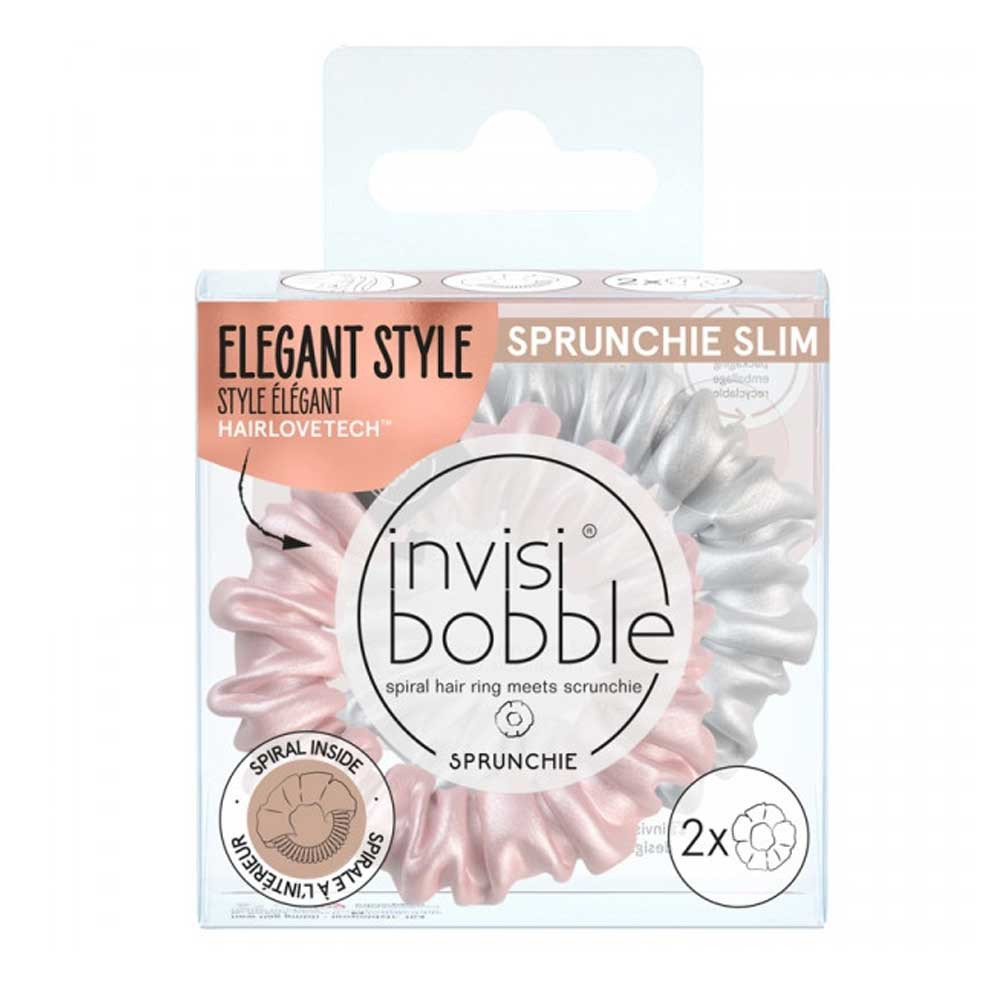 Резинка-браслет для волосся Sprunchie Slim Bella Chrome Invisibobble на beauty-prof.com Фото 3 Резинка-браслет для волосся Sprunchie Slim Bella Chrome Invisibobble Фото 3