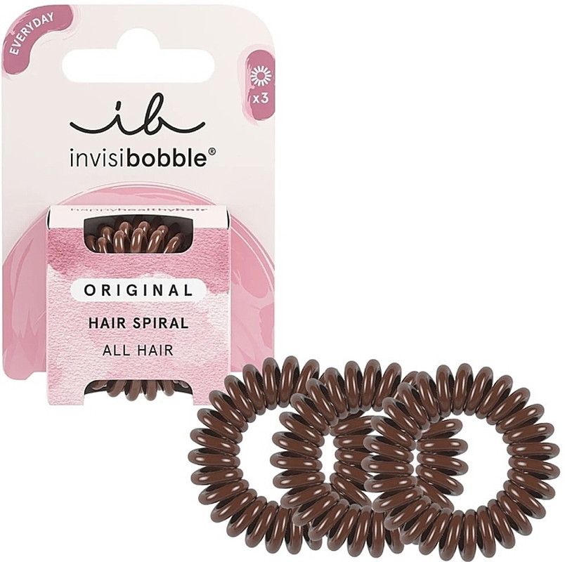Резинка-браслет для волосся Original Pretzel Brown Invisibobble на beauty-prof.com Фото 2 Резинка-браслет для волосся Original Pretzel Brown Invisibobble Фото 2