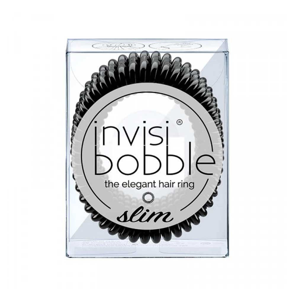 Резинка-браслет для волосся Slim True Black Invisibobble Фото 2