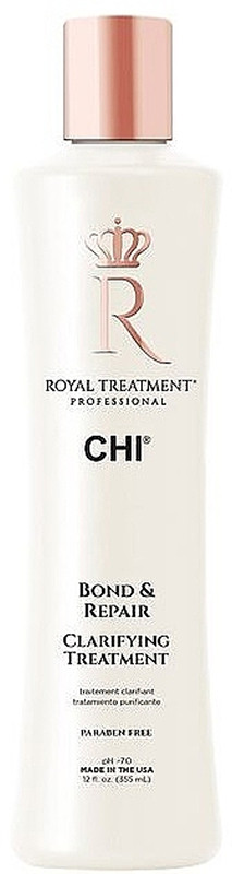 Засіб для вирівнювання пористості волосся Bond&Repair Clarifying Royal Treatment CHI, 355 мл