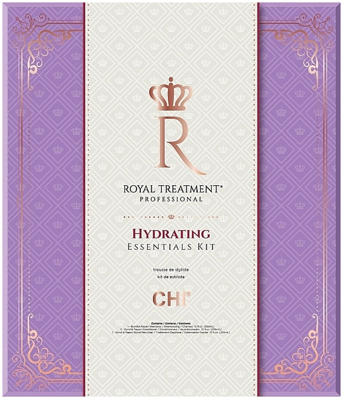 Набор для увлажнения волос Hydrating Royal Treatment CHI, (355мл/355мл/118мл) 