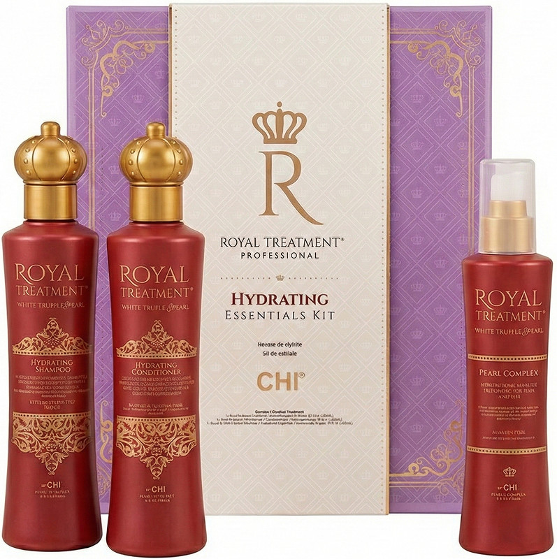 Набор для увлажнения волос Hydrating Royal Treatment CHI, (355мл/355мл/118мл)  Фото 3 