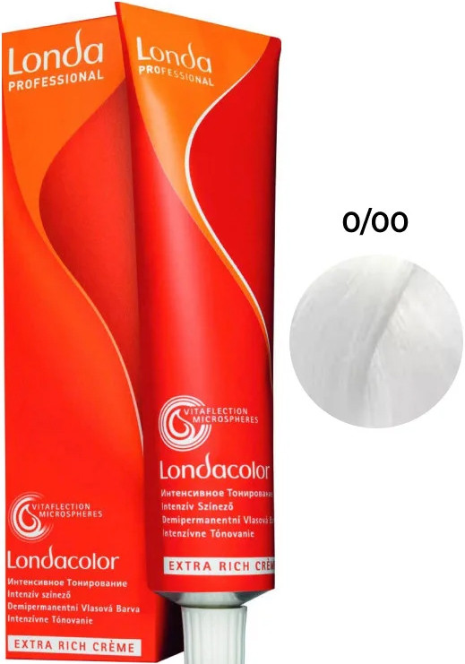 Краска для волос интенсивное тонирование Demi Permanent №0/00 Londa Professional, 60 мл