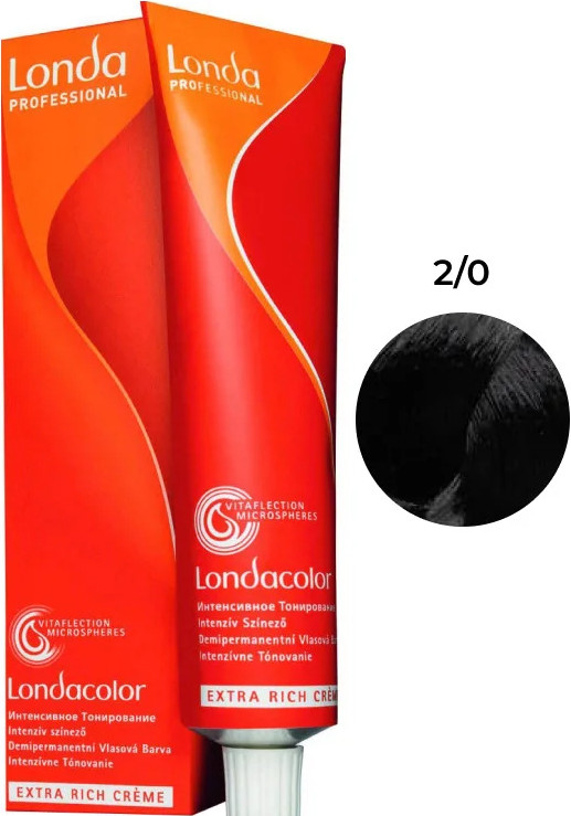 Фарба для волосся інтенсивне тонування Demi Permanent №2/0 Londa Professional, 60 мл