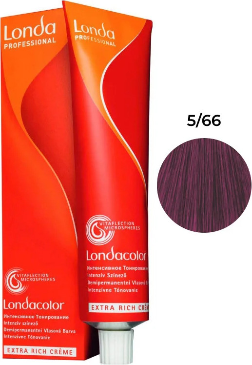 Краска для волос интенсивное тонирование Demi Permanent №5/66 Londa Professional, 60 мл