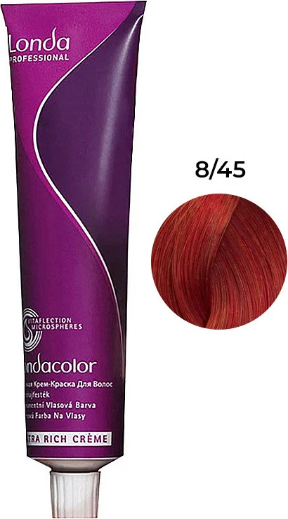 Стойкая крем-краска Permanent Color 8/45 Londa Professional, 60 мл